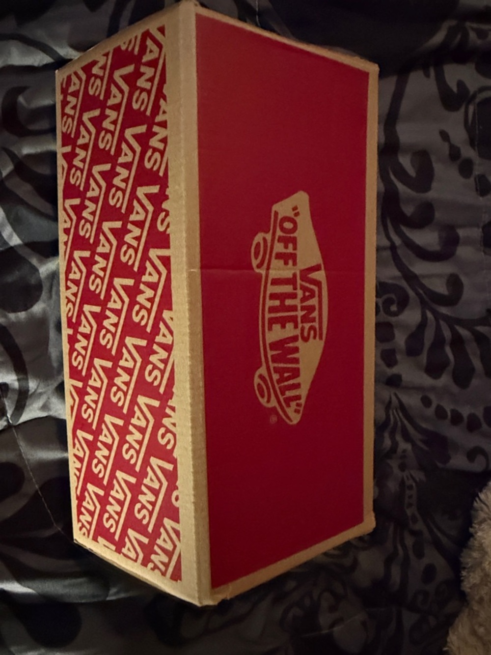 Vans Red and White 'Off The Wall' Shoe Box